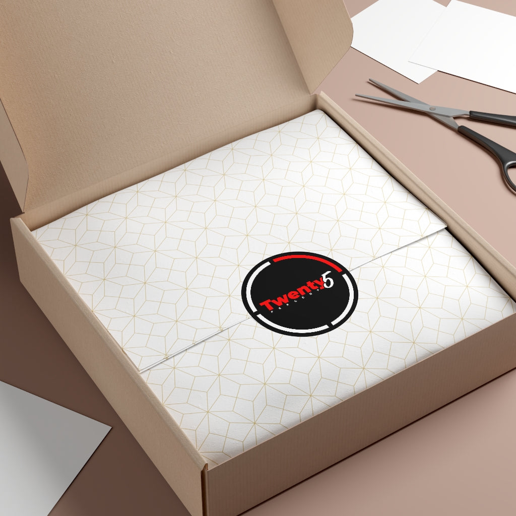 The Quarter - Black Round Vinyl Stickers