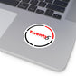The Quarter - White Round Vinyl Stickers
